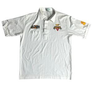 Vintage Miller Genuine Draft Racing Team Race Car MGD 90s XL Mens Collared
